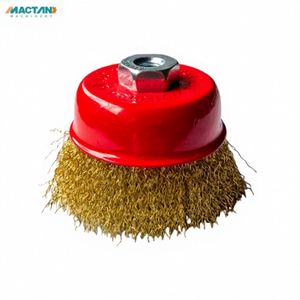<b>Wire</b> <b>Brush</b> Brass <b>Wire</b> <b>Brush</b> Heavy Duty Crimped <b>Wire</b> Cup <b>Brush</b> - Product Image 1