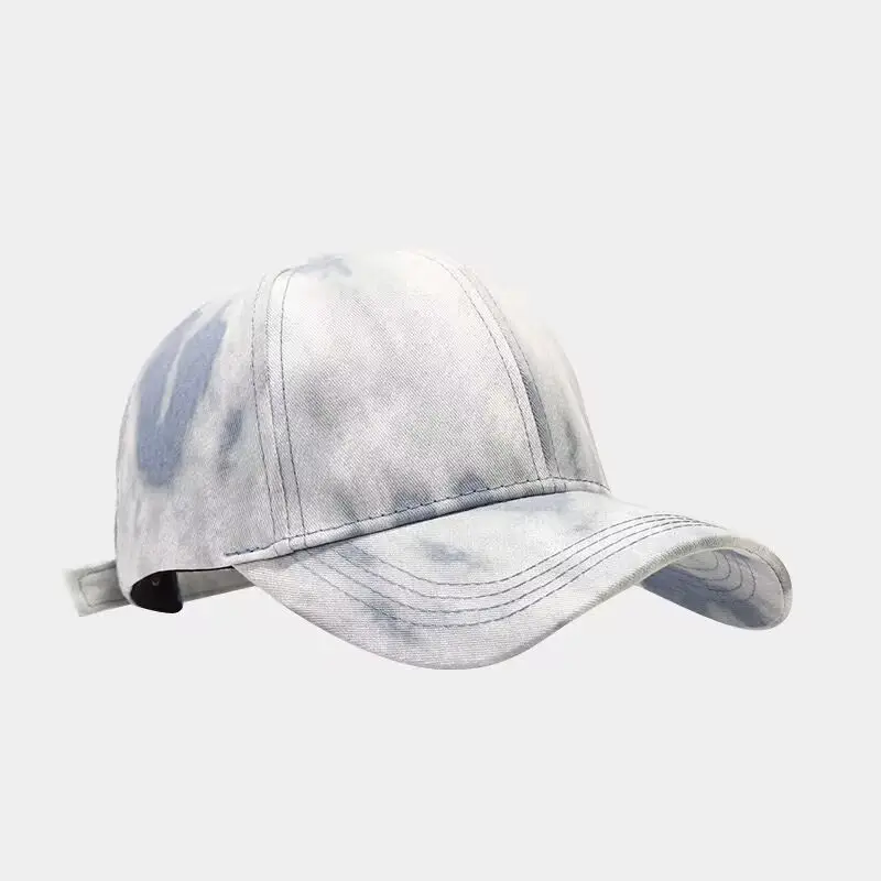 ファクトリーコットンゴルフハット6パネルロープロファイルランニングキャップカジュアルタイダイスポーツ野球帽