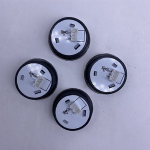   Bouton d'ascenseur rond 35 mm type D à trois broches avec lumière verte, accessoire d'ascenseur - Product Image 3