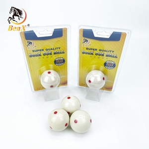 <span class=keywords><strong>Bola</strong></span> de <span class=keywords><strong>Billar</strong></span> BenX Solid Pack, 2-1/4 Pulgadas, <span class=keywords><strong>6</strong></span> Puntos Rojos, <span class=keywords><strong>Bola</strong></span> de <span class=keywords><strong>Billar</strong></span> para Pool - Product Image 4