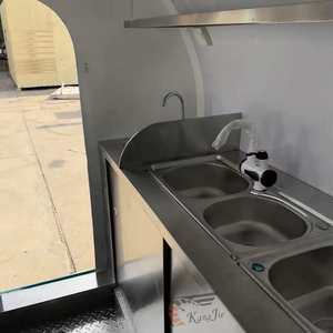 Полностью оборудованный открытый мобильный грузовик для еды, передвижная тележка для мороженого, кофе, кейтеринг, трейлер для мобильных услуг питания - Product Image 6