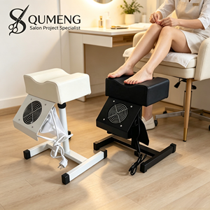 Aspirateur à poussière pour ongles Qm H3 Silent 80W en métal avec collecteur blanc et ventilateur - Product Image 1