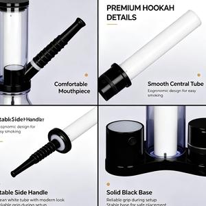 Moderna Caja de Regalo Transparente para Accesorios de Fumar Shisha/Hookah, Ideal para Bares y Regalos - Product Image 3