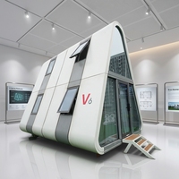 Maisons conteneurs spatiales étanches personnalisées, cabines de couchage, capsules spatiales, maisons capsules