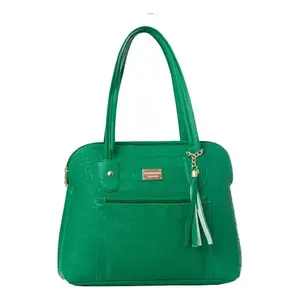 Bolso Bandolera Verde para Mujer Fana Idalia, Forma de Media Luna, Material PU, Estilo Vintage, Bolso de Mano para Uso Diario - Product Image 4