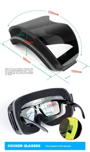 Цилиндрические двухслойные противотуманные лыжные очки уличные мужские и женские противотуманные лыжные очки