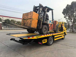 Heavy Duty Foton Aumark Cummins Engine 8 Ton <b>Flatbed</b> Tow <b>Truck</b> Wreckers for Sale - Product Image 3