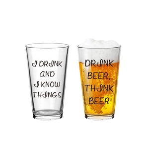 Vaso en forma de V para beber vino, tazas de agua y té, calcomanía de copa de vidrio, para el lunes, el lunes, el viernes - Product Image 3