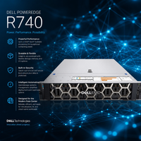 Serveur IA R740 avec GPU 2U 1U pour stockage en rack - En stock