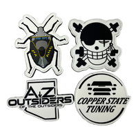 Patch PVC 2D 3D pour clubs de paintball, ski, moto, airsoft, logos, équipement tactique, services et services des pompiers