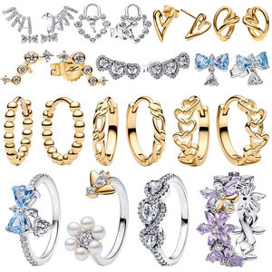 Nuovi Anelli e Set Regalo da Donna in Argento <span class=keywords><strong>Sterling</strong></span> S925 alla Moda, Vendita all'Ingrosso Diretta dalla Fabbrica - Product Image 1
