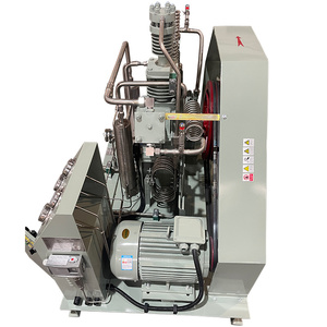 Compressore <span class=keywords><strong>a</strong></span> Pistone ad Elio Completamente Senza Olio, Basso Costo di Manutenzione, Alta Purezza, Ingresso 0.5 Bar, Uscita 24 Bar, Flusso 40 Nm3/h - Product Image 1