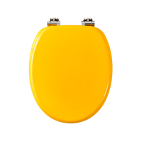 Sièges de toilette moulés par compression, couleur chaude, aspect élégant, améliorent l'apparence de la salle de bain