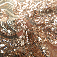 3459 Nouveauté Tissu en dentelle de tulle africaine française à sequins 2023, de haute qualité et de luxe, pour la confection de robes de mariée et de soirée