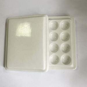 Paleta de Cerámica Dental de 12 Orificios con Tapa, Plato para Mezclar, Humedecer y Mojar Porcelana Dental - Product Image 4