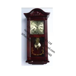 Pendulum Wall Clock Sturdy Wood Frame To Relieve Stress In A Busy Household For Your Kitchen Office Bedroom Or Living Room