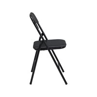 Chaise pliante de loisirs en métal de style moderne avec hauteur réglable pour la maison, le bureau, le salon, l'extérieur et la salle à manger