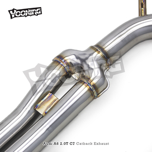<span class=keywords><strong>Tuning</strong></span> Catback tubos de escape para <span class=keywords><strong>Audi</strong></span> <span class=keywords><strong>A6</strong></span> 2,0 T <span class=keywords><strong>C7</strong></span> 2012-2018 Acero inoxidable Escape Racing silenciador sistema de escape - Product Image 3