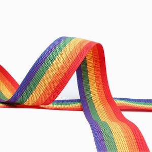 Source Manufacturer Wholesale <b>Rainbow</b> Ribbon Used in Backpacks and Various Accessories - Product Image 1