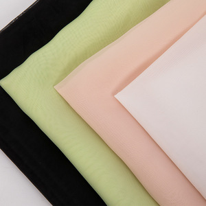 Chất Lượng Cao 52gsm Crepe Organza Voan Vải Mềm Đẹp Cho Phụ Nữ Của Áo Sơ Mi Và Dresses Cho Đám Cưới - Product Image 2