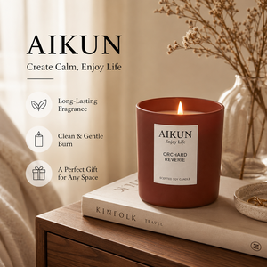 AIKUN Manufacturer's Luxury Aromatherapy Scented Candles Set Hot Selling Made of Soy Wax Gift <b>Box</b> for Home Decoration Gifts - Product Image 2