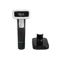 Lecteur de codes QR 1D 2D sans fil 2,4G, scanner de codes-barres portable pour système de point de vente, magasin de détail, supermarché