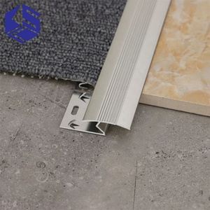 KSL di Alluminio Laminato Z Barra di Metallo Piano Soglia di Transizione Della Copertura Tappeto Trim Strisce Profilo - Product Image 4
