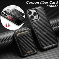 Coque de téléphone SUTENI pour iPhone 18 Pro Max avec support magnétique pour recharge sans fil et porte-cartes, en similicuir de luxe, compatible avec les modèles 17, 16 Plus, 15, 14, 13, 12