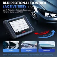 Escáner OBD2 Autel MaxiCOM MK808S, Herramienta de Diagnóstico Automotriz, Lector de Códigos de Error con Prueba Activa, Herramienta de Codificación de Llaves para Todos los Autos