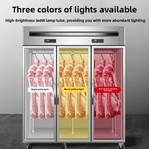 <span class=keywords><strong>Armoire</strong></span> <span class=keywords><strong>froide</strong></span> verticale commerciale pour l'affichage accrochant de stockage de viande pour l'équipement de réfrigération résistant à l'acide frais de mouton de boeuf - Product Image 3