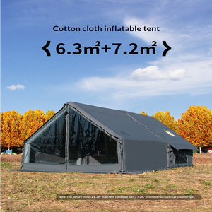 Carpa de Techo Inflable 6.3 <span class=keywords><strong>7.2</strong></span> con Toldo Expandible de Tela de Algodón para Uso <span class=keywords><strong>en</strong></span> las Cuatro Estaciones, Montaje Rápido para Campamentos Nocturnos <span class=keywords><strong>en</strong></span> la Naturaleza - Product Image 1