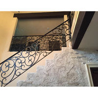 Récemment populaire Extérieur Simple Escalier Rampe Main Courante Style Design Extérieur Fer Escalier Rampe pour Villa