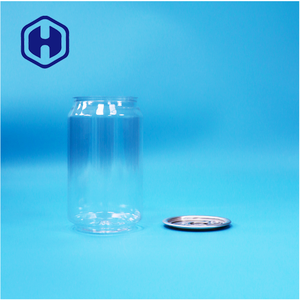 Canette de soda en plastique PET ronde avec couvercle en aluminium facile à ouvrir, vente en gros - Product Image 2