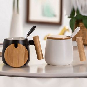 Wholesale Stocked High Quality 450ml 20Oz 30Oz Ceramic Travel Coffee Mug Personal <b>Gift</b> Tumbler Cup with Lid and Straws - Product Image 2