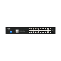 Hotselling 10/100/1000M sfp fibre routeur carte gigabit rack 16 ports commutateur réseau poe
