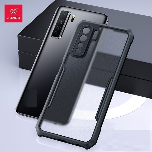 Xundd TPU Bumper Clear Acrylic Back Mobile Phone Cover Case for Huawei P30 P40 Pro Plus Lite Mate 30 20 Lite Pro Y7P Nova 5T