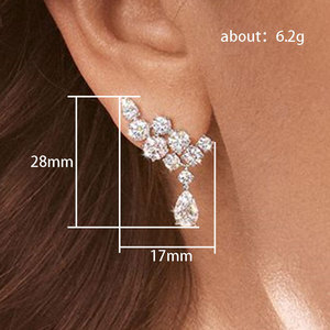 Orecchini Pendenti a Foglia con Nappine per Donna, Accessorio Semplice per Uso Quotidiano, Gioiello di Moda per Outfit - Product Image 4