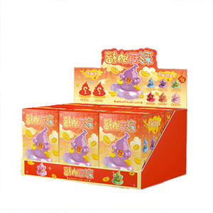 La decoración de la entrada de la sala de estar, la calabaza colorida, tiene un buen significado. Figuras de caja sorpresa, como recuerdos para amigos - Product Image 2