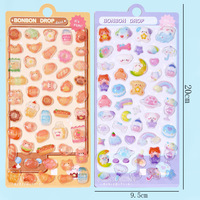 Meilleur prix Ruban adhésif double face de haute qualité, autocollants 3D en relief pour coque de téléphone, motif dessin animé doux et mignon, en colle acrylique à coller soi-même