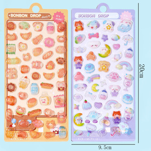 最安値両面粘着テープ高品質3D漫画ソフトキュートなお尻DIYアクリル接着剤付きレリーフスマホケースステッカー - Product Image 6