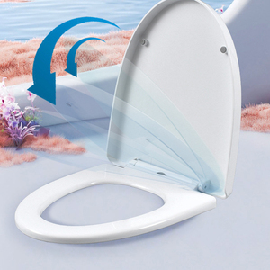 <span class=keywords><strong>Tapa</strong></span> de inodoro <span class=keywords><strong>universal</strong></span> en forma de U, blanca, de alta resistencia, con cierre suave y anticolisión, para proyectos modernos y fábricas. - Product Image 3