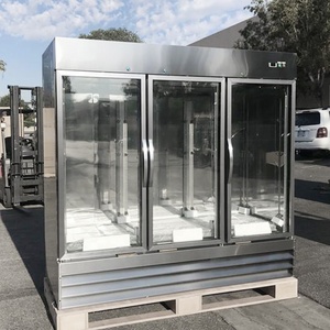 Refrigeradores y Congeladores Comerciales Verticales de 3 Puertas Certificados, en Acero Inoxidable, Estilo Americano - Product Image 2