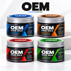 แว็กซ์จัดแต่งทรงผมแบบชาร์โคล 100 กรัม สำหรับ OEM แบรนด์ส่วนตัว สูตรเนื้อแมทท์ เงางามเป็นธรรมชาติ รับผลิตโลโก้และบรรจุภัณฑ์ - Product Image 1