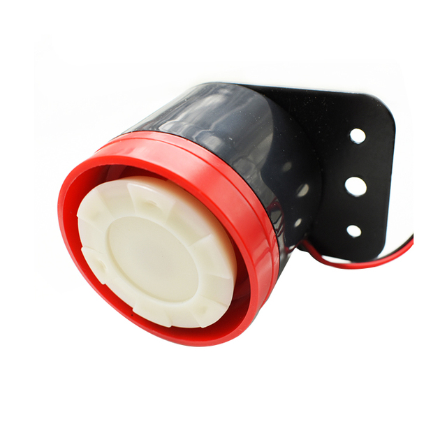 MANORSHI 12v 24v 105dB Piezo Siren Car Alarm Durable ABS Material Hot Product