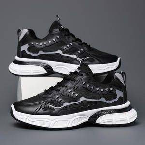 Nouvelles baskets respirantes en maille pour hommes, légères et décontractées, blanches, tendance, polyvalentes, pour le sport et le quotidien - Product Image 3