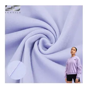 Yunda 95% Polyester 5% Spandex Warmte Micro Fiber Fleece Stretch Tricot Gebreide Stof Voor Sportkleding