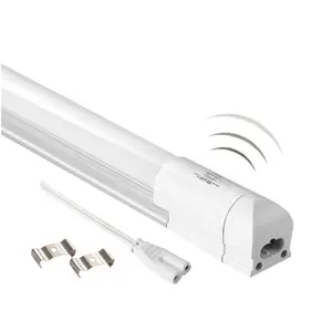 Tubo de luz de led sensor de movimento t5 t8 18w 22w 1200mm 1500mm 2700k 6500k