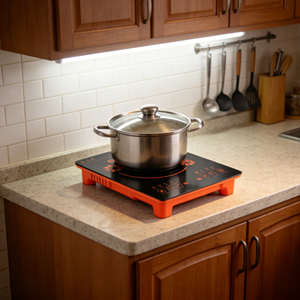 Multi-Mode <b>Square</b> Single Burner Manual Induction Cooker Portable Ready Household Dutch One-<b>Key</b> Switch Rinse Roast Stew Hotpot Hi - Product Image 1