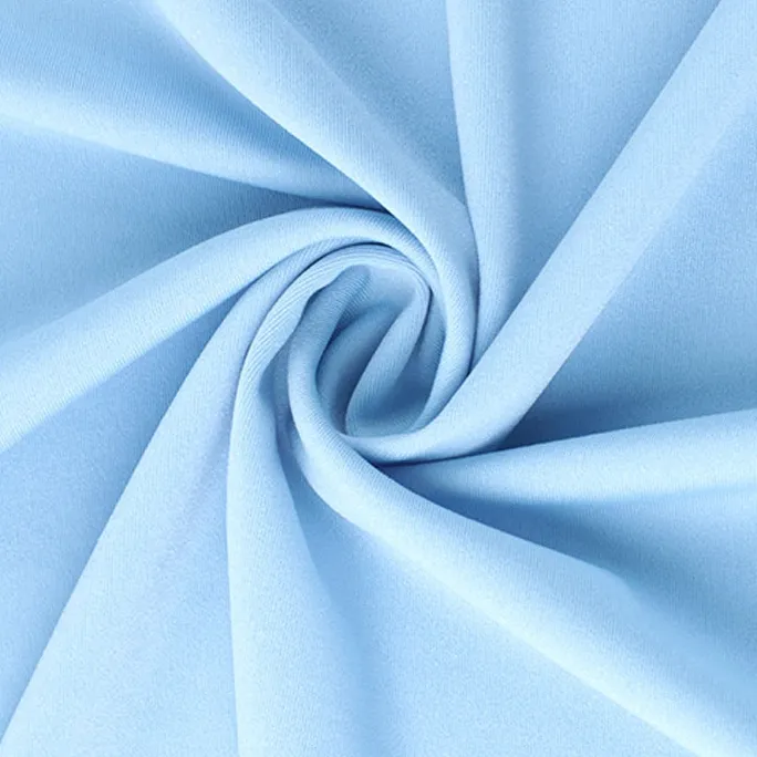 Chất Lượng Cao Tùy Chỉnh Màu Sắc Đồng Bằng Nhuộm Thoáng Khí 100% Polyester Jersey Dệt Kim Duy Nhất Jersey Vải