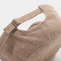 Casquette de baseball unisexe à dessus plat de couleur unie pour l'automne et l'hiver, style décontracté rétro, casquette de cadet
